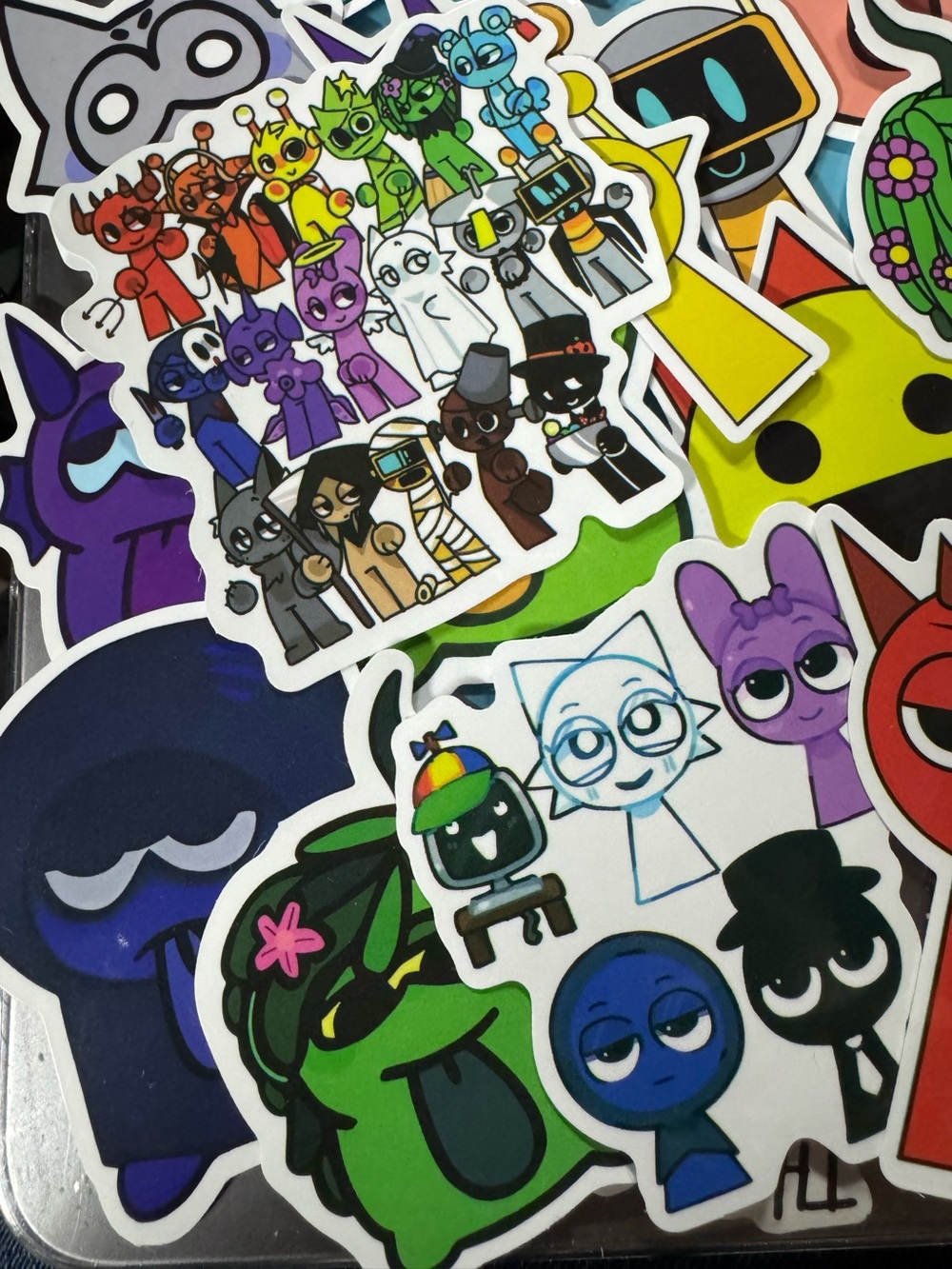 Sprunki Colorful Sticker Pack - 50 stickers - Picture 3 of 13